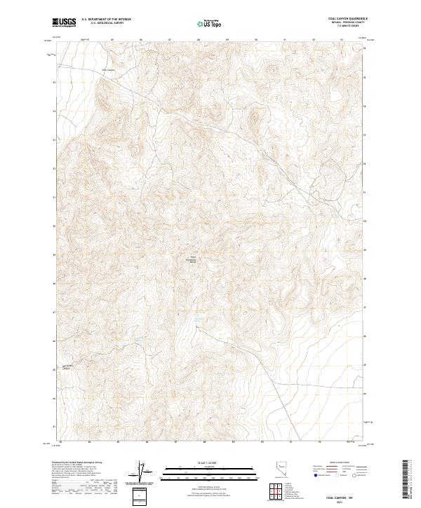 USGS Topographic Map – Coal Canyon