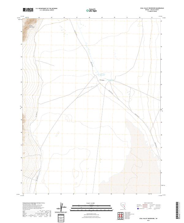 USGS Topographic Map – Coal Valley Reservoir