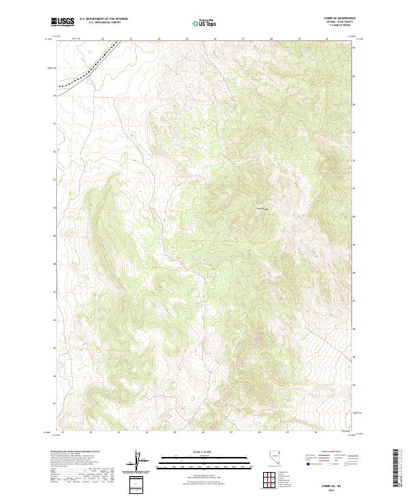 USGS Topographic Map – Cobre SE
