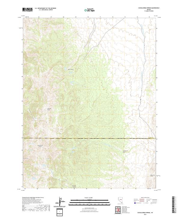 USGS Topographic Map – Cockalorum Spring