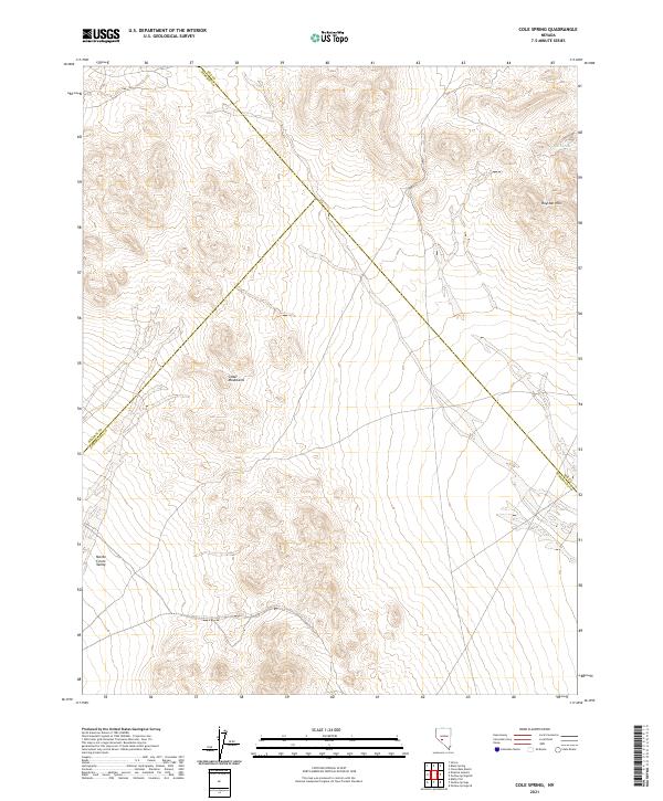 USGS Topographic Map – Cole Spring