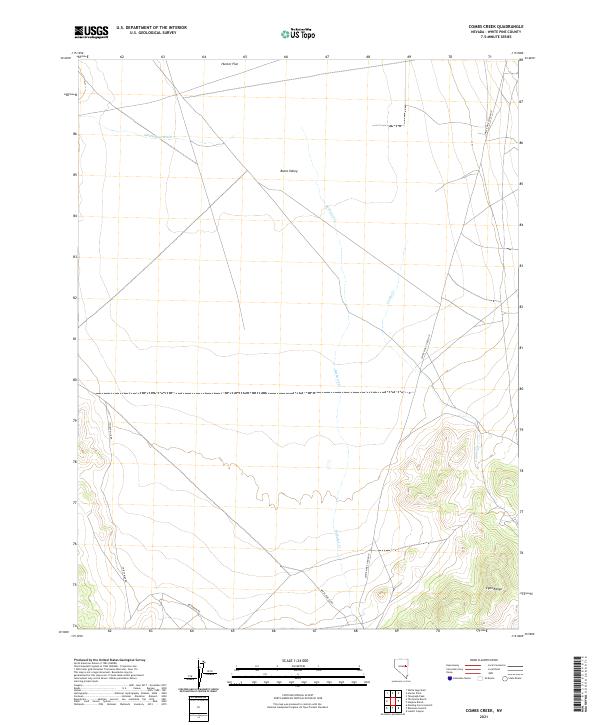 USGS Topographic Map – Combs Creek
