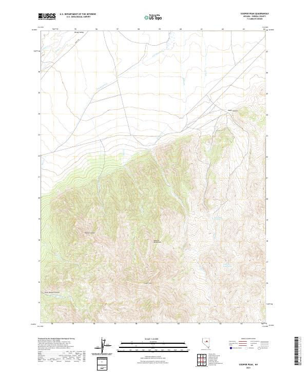 USGS Topographic Map – Cooper Peak