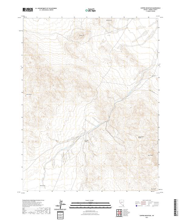 USGS Topographic Map – Copper Mountain