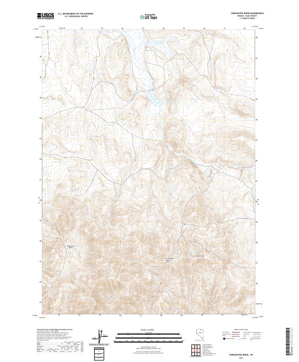 USGS Topographic Map – Cornucopia Ridge