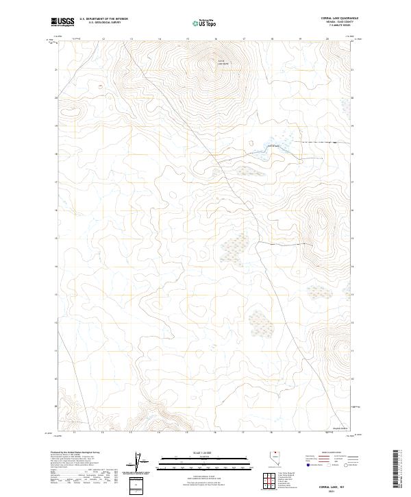 USGS Topographic Map – Corral Lake