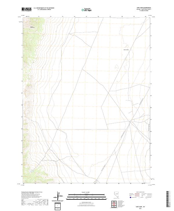USGS Topographic Map – Cow Camp