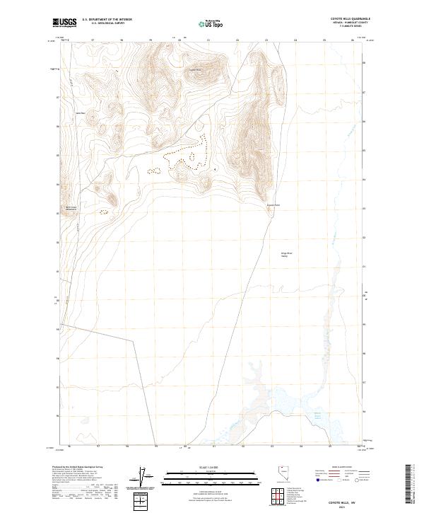 USGS Topographic Map – Coyote Hills