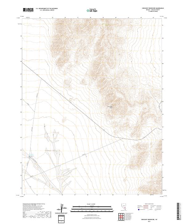 USGS Topographic Map – Crescent Reservoir