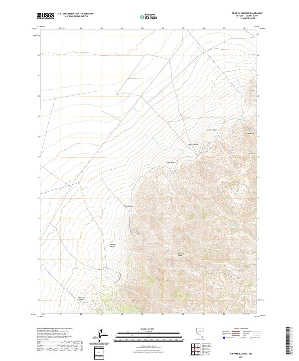 USGS Topographic Map – Crippen Canyon