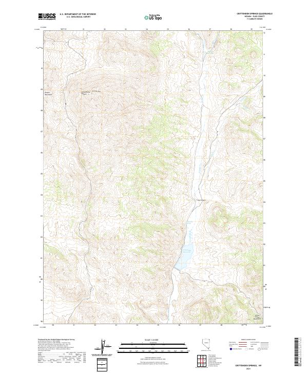 USGS Topographic Map – Crittenden Springs