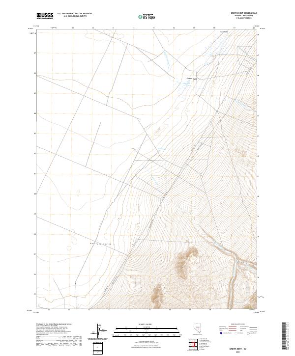 USGS Topographic Map – Crows Nest