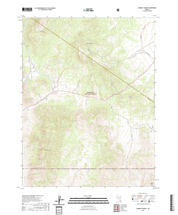 USGS Topographic Map – Currant Summit