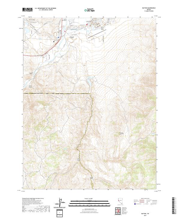 USGS Topographic Map – Dayton