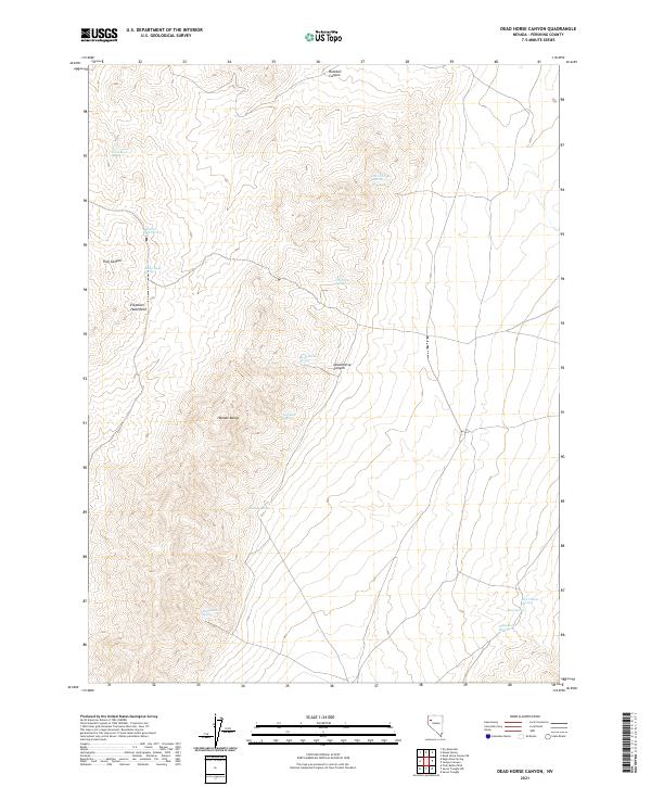 USGS Topographic Map – Dead Horse Canyon