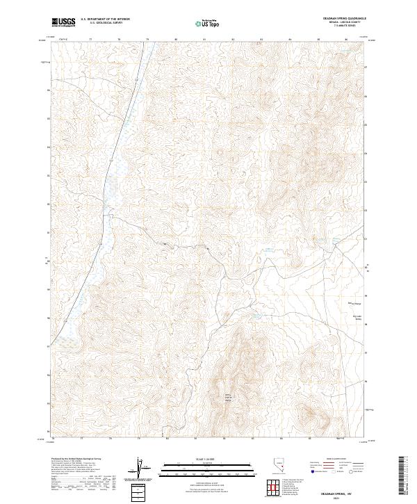 USGS Topographic Map – Deadman Spring