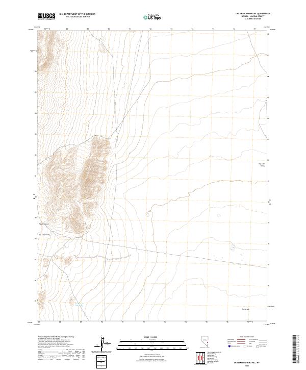 USGS Topographic Map – Deadman Spring NE