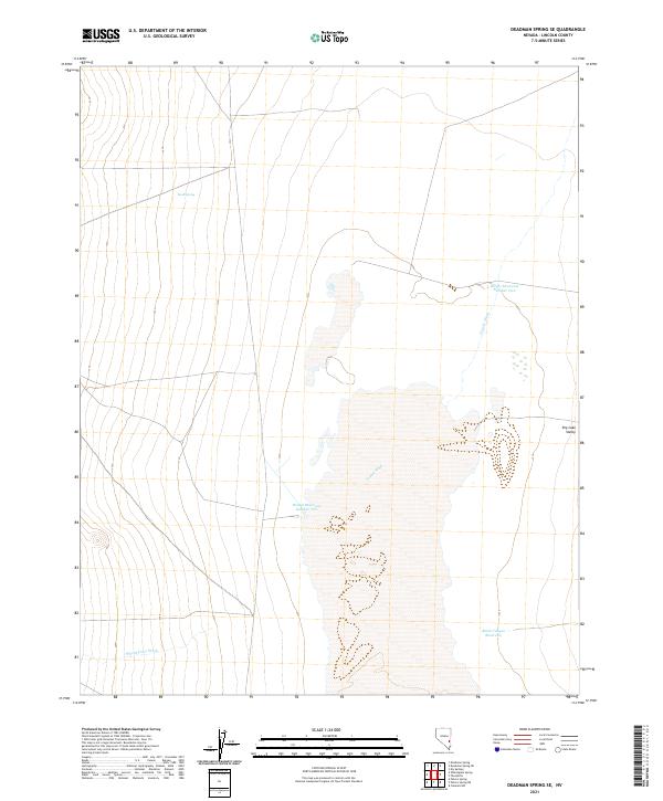 USGS Topographic Map – Deadman Spring SE