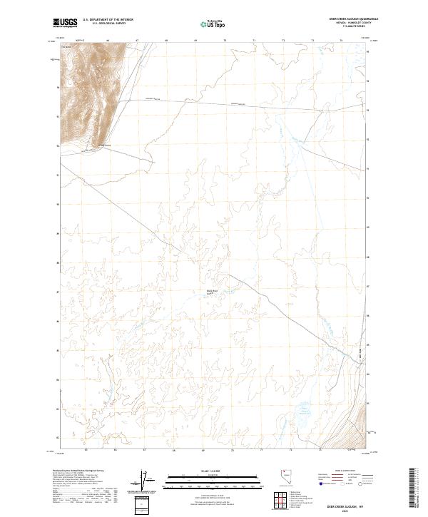 USGS Topographic Map – Deer Creek Slough