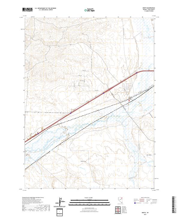 USGS Topographic Map – Deeth
