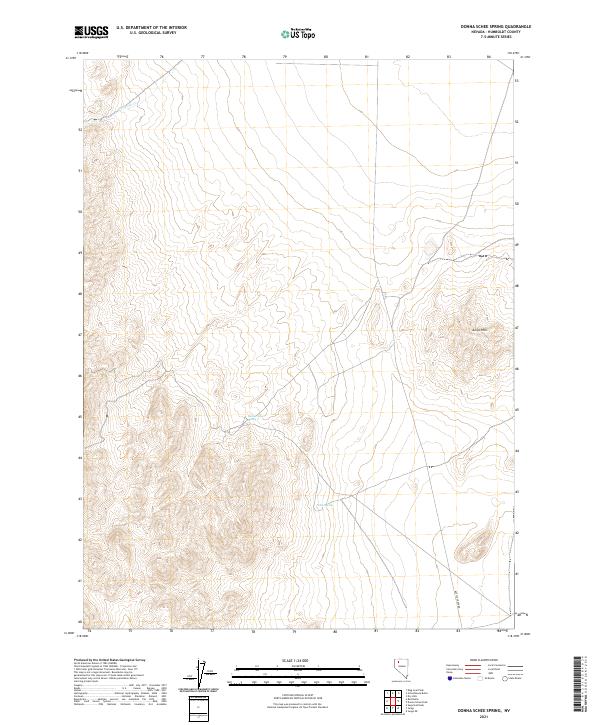 USGS Topographic Map – Donna Schee Spring