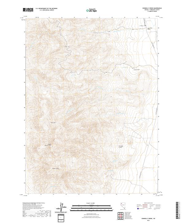USGS Topographic Map – Donnelly Creek