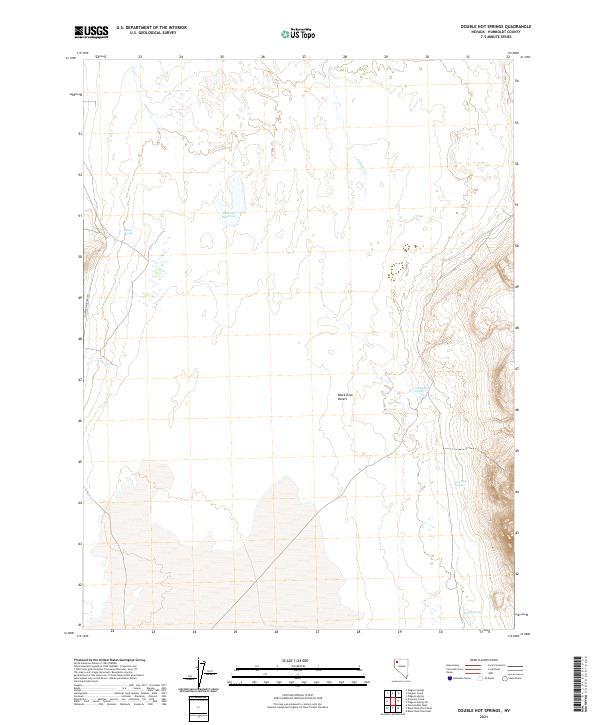 USGS Topographic Map – Double Hot Springs