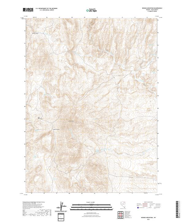 USGS Topographic Map – Double Mountain