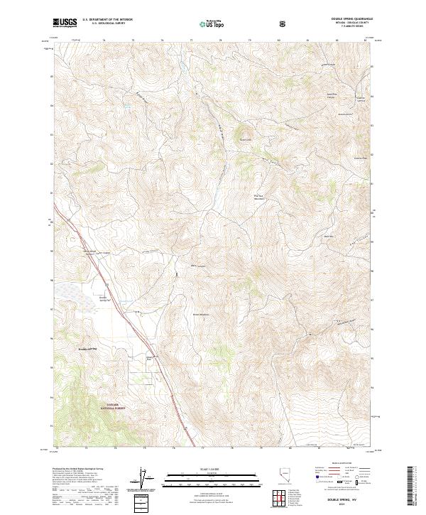 USGS Topographic Map – Double Spring