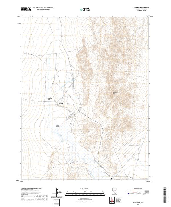 USGS Topographic Map – Duckwater