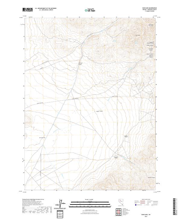 USGS Topographic Map – Dun Glen