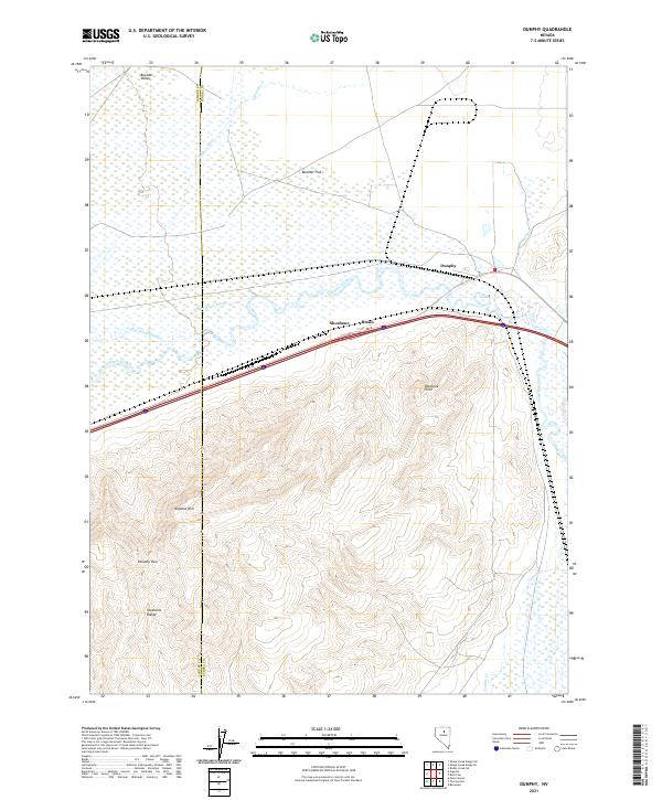 USGS Topographic Map – Dunphy