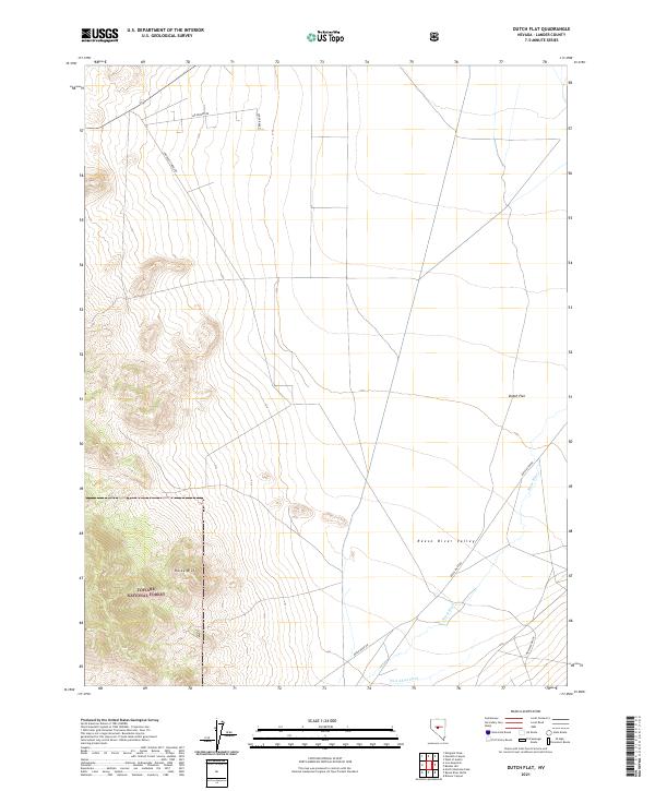 USGS Topographic Map – Dutch Flat