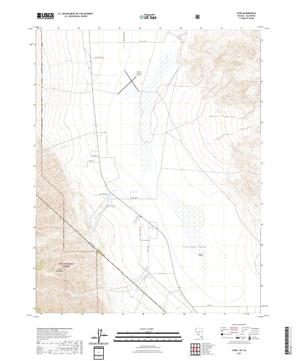 USGS Topographic Map – Dyer