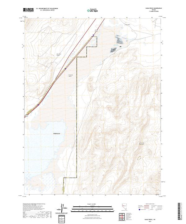 USGS Topographic Map – Eagle Rock