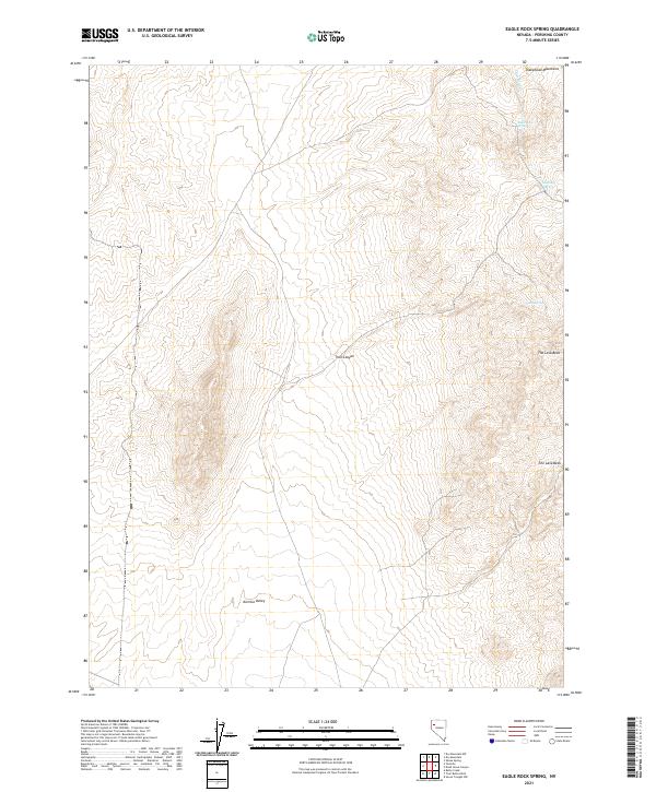USGS Topographic Map – Eagle Rock Spring
