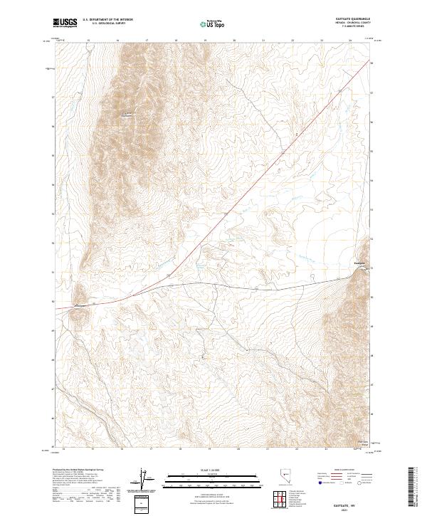 USGS Topographic Map – Eastgate