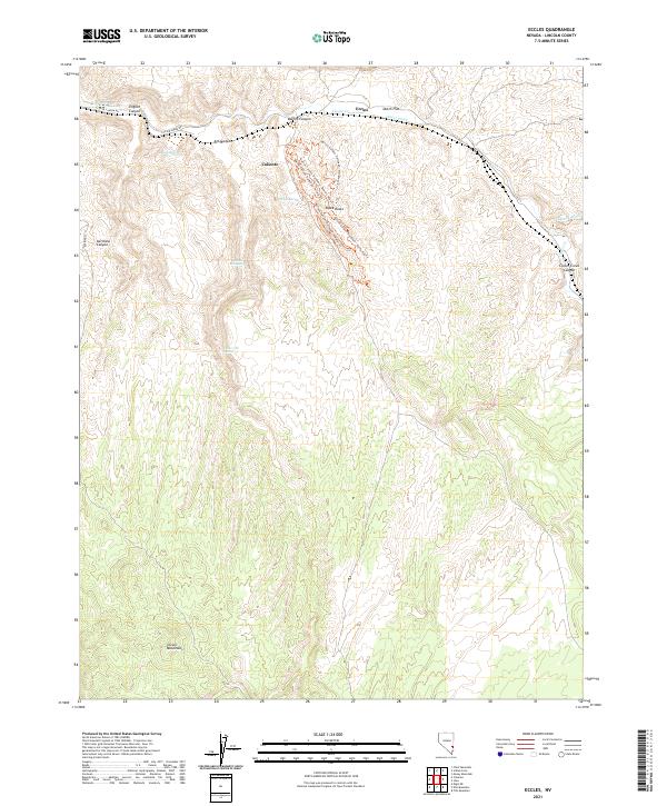 USGS Topographic Map – Eccles
