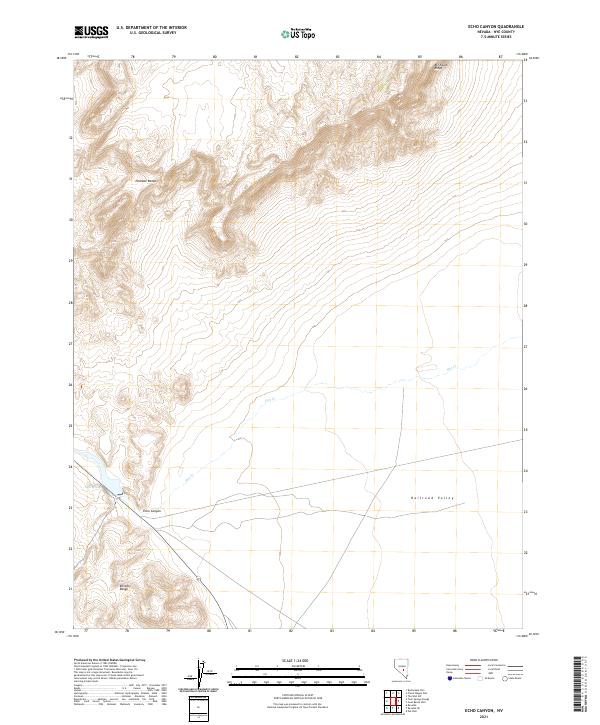 USGS Topographic Map – Echo Canyon