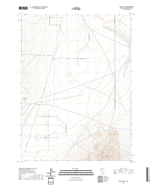 2021 Map of Eden Valley, 2021 Print