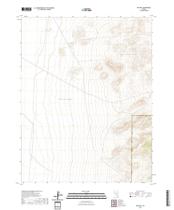 USGS Topographic Map – Eds Well