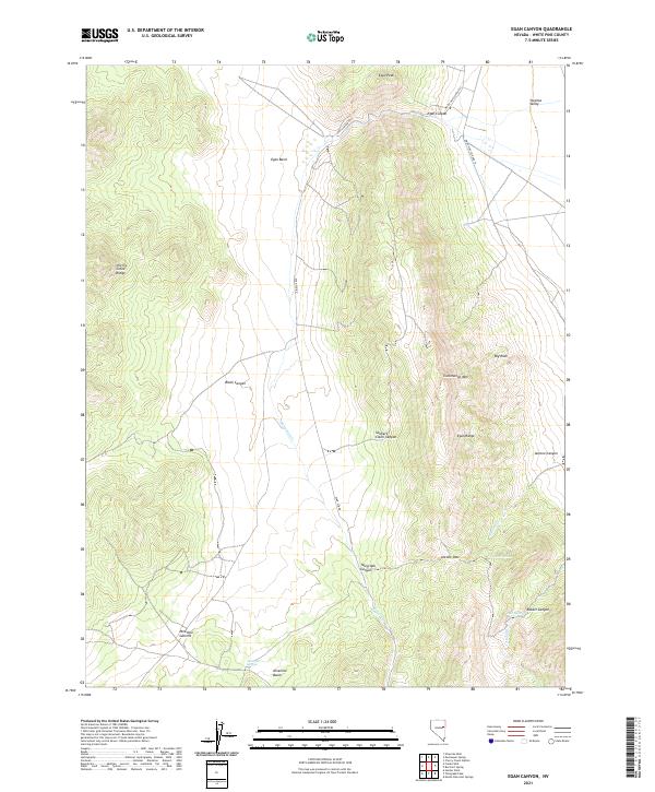 USGS Topographic Map – Egan Canyon