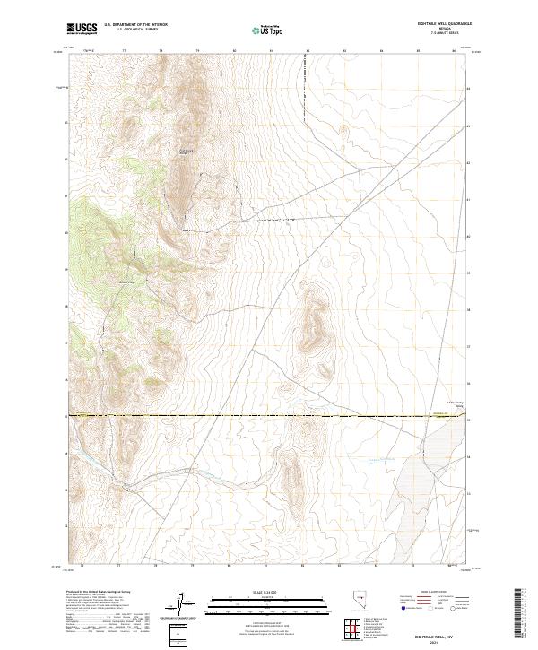 USGS Topographic Map – Eightmile Well