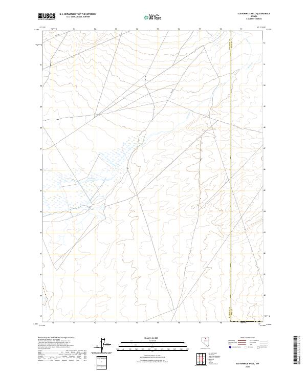 USGS Topographic Map – Elevenmile Well