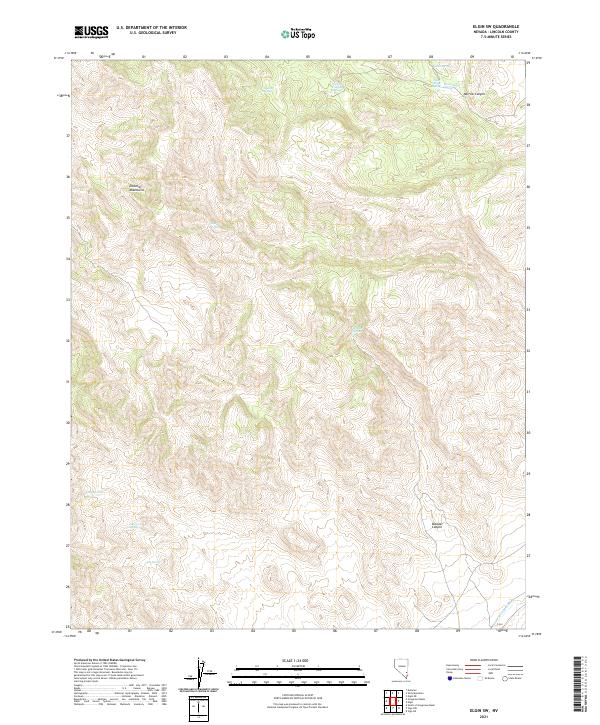 USGS Topographic Map – Elgin SW