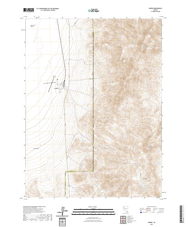 USGS Topographic Map – Empire