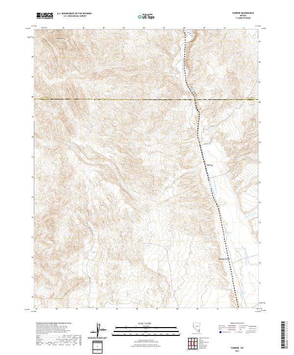 USGS Topographic Map – Farrier