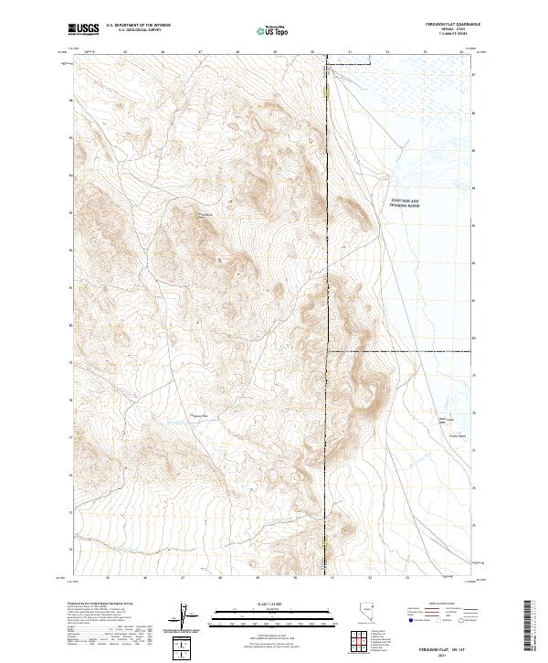 USGS Topographic Map – Ferguson Flat
