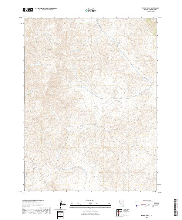 USGS Topographic Map – Ferris Creek
