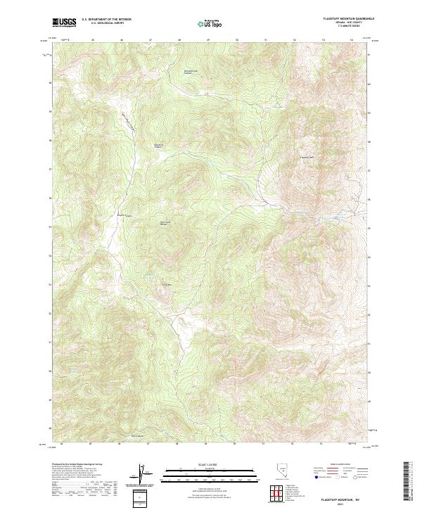 USGS Topographic Map – Flagstaff Mountain